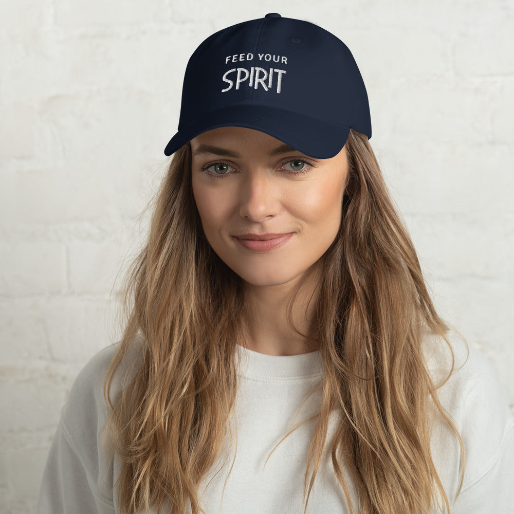 feed your spirit hat black
