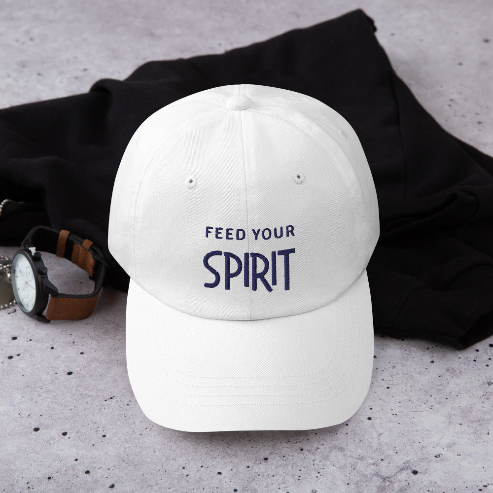 feed your spirit hat white