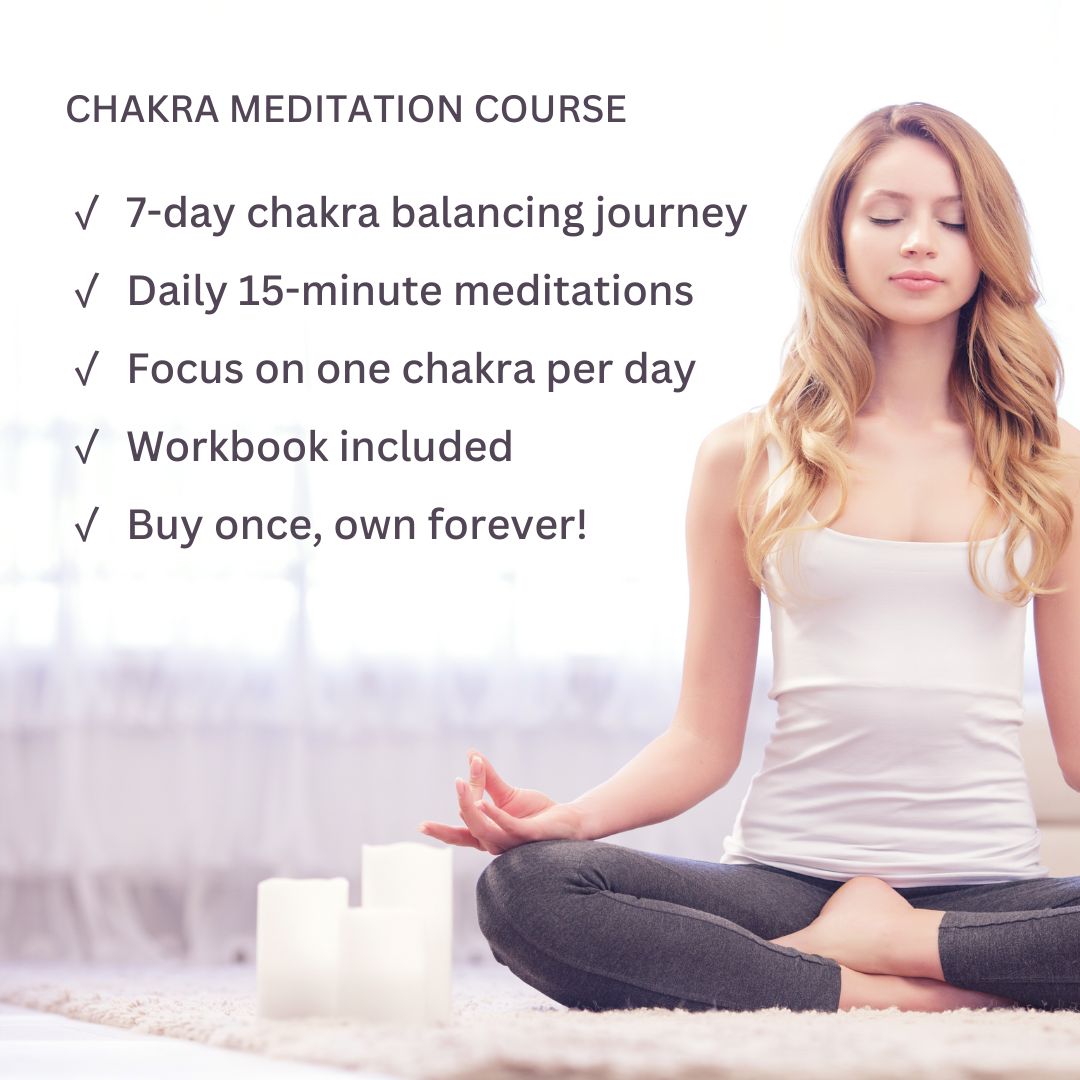 Chakra meditation course features