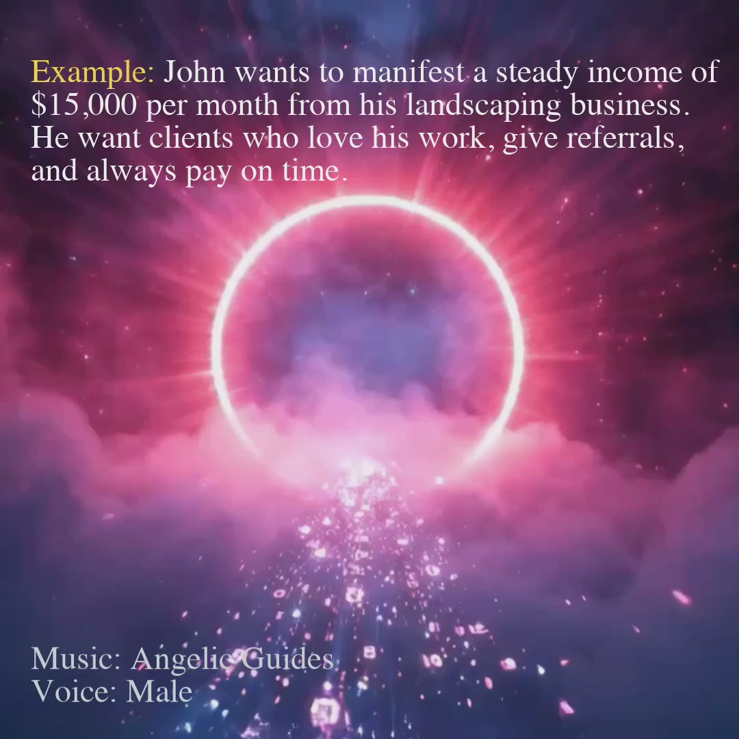 manifestation meditation sample